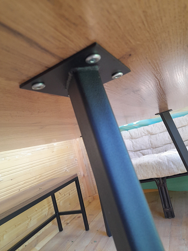 Стол Тринити Лофт 120 32 мм дуб галифакс табако / черный матовый фото покупателя 338