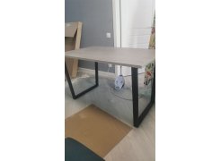 Стол Лота Лофт 140 25 мм юта / белый матовый фото покупателя 159