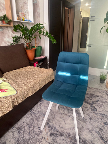 Комплект стульев Чилли 2 шт бежевый / черный фото покупателя 485