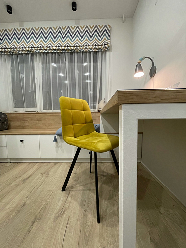 Стул на металлокаркасе Чилли бирюзовый / черный фото покупателя 1399