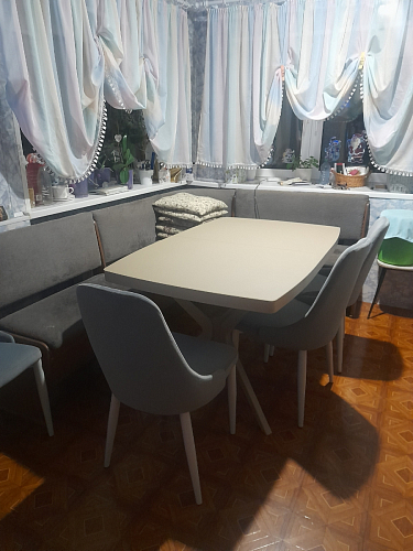 Стул на металлокаркасе Kora black / gray фото покупателя 448