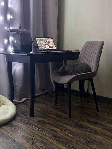 Стул на металлокаркасе Seda light purple фото покупателя 1