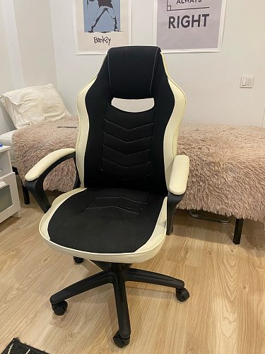 Компьютерное кресло Gamer черное / бежевое фото покупателя 83