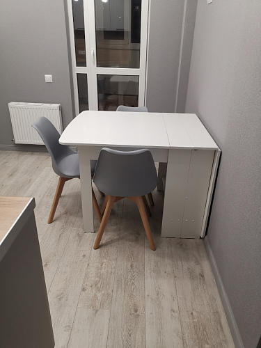 Стол обеденный раздвижной СтК7 дуб молочный фото покупателя 108