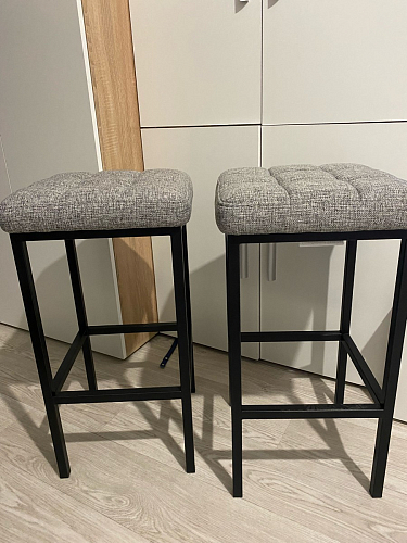 Барный стул Лофт катания лаванда / белый матовый фото покупателя 131