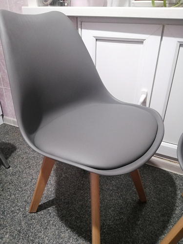 Деревянный стул Bonuss dark gray / black фото покупателя 41