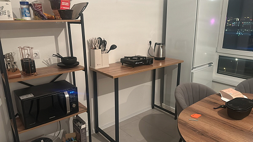 Барная стойка Дилан Лофт 120х60х90 бетон фото покупателя 183