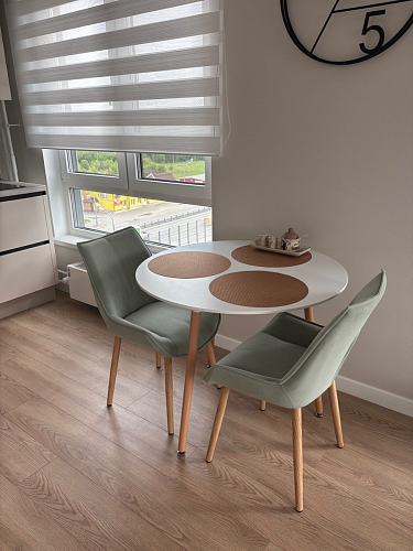 Стол Lorini 80 white / wood фото покупателя 7