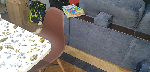 Стул Cindy Eames mod. 001 khaki / natural фото покупателя 199