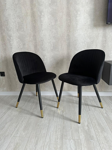 Стул на металлокаркасе Gabi gray / black фото покупателя 221