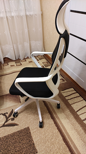 Компьютерное кресло Golem dark gray / gray / white фото покупателя 62