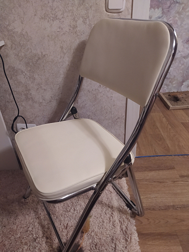 Стул Chair раскладной бежевый фото покупателя 51