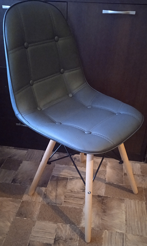 Деревянный стул Kvadro серый фото покупателя 13