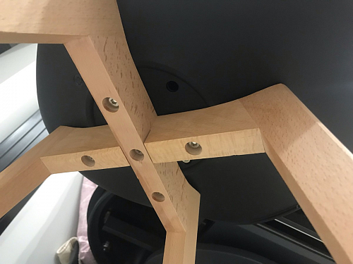 Деревянный стул Bonuss black / black фото покупателя 98