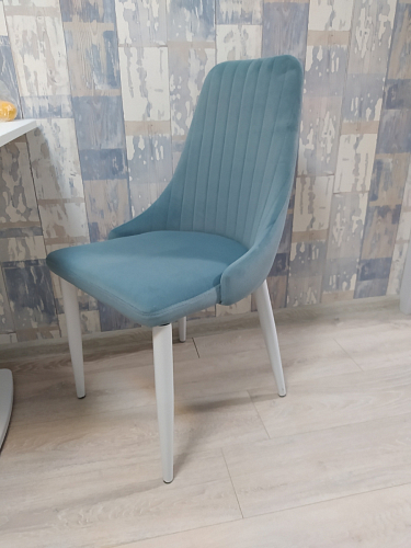 Стул на металлокаркасе Kora white / gray фото покупателя 158