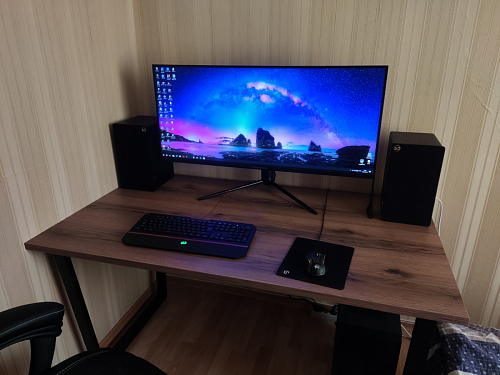 Деревянный стол Лота Лофт 140х80 дуб крафт табачный / черный матовый фото покупателя 795