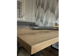 Стол Лота Лофт 140 25 мм юта / белый матовый фото покупателя 582