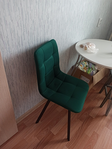 Стул на металлокаркасе Чилли бирюзовый / черный фото покупателя 1372