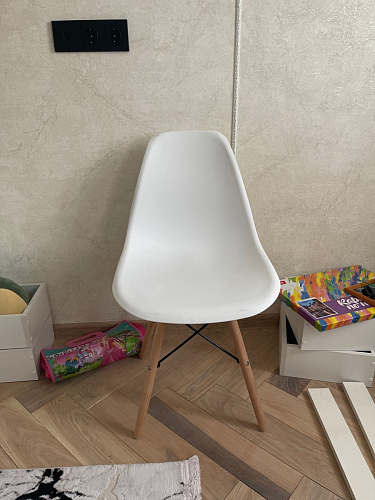 Пластиковый стул Eames PC-015 желтый фото покупателя 228