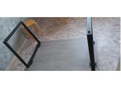 Стол Лота Лофт 140 25 мм черный матовый / дуб вотан фото покупателя 373