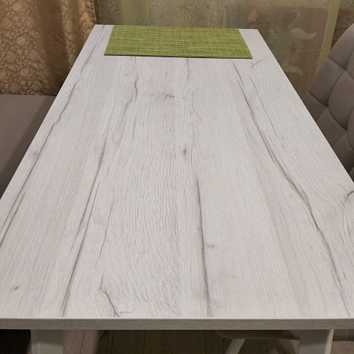 Стол Тринити Лофт 120 32 мм дуб галифакс табако / черный матовый фото покупателя 365