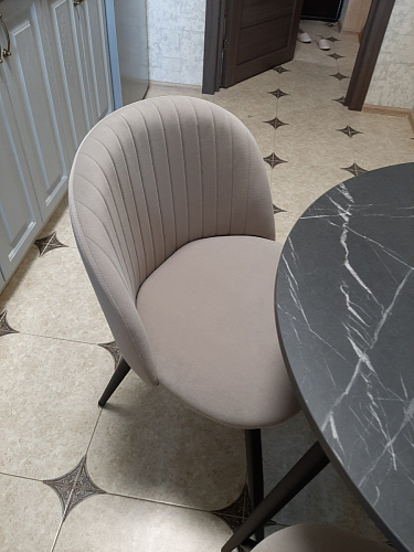 Стул на металлокаркасе Gabi wine red / black фото покупателя 260