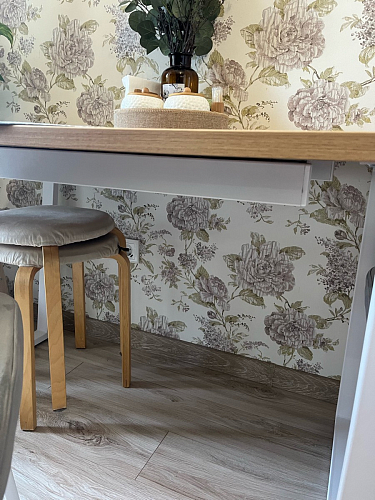 Деревянный стол Лота Лофт 140х80 дуб крафт табачный / черный матовый фото покупателя 291