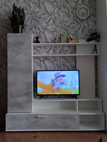 Готовая гостиная Jimenez дуб венге / белый глянец фото покупателя 22