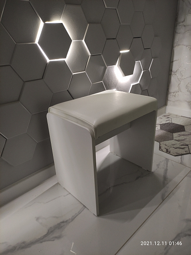 Банкетка Гламур белый фото покупателя 7