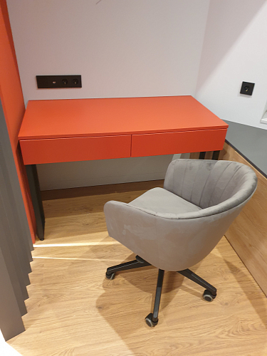 Компьютерное кресло Тибо светло-коричневый / белый фото покупателя 215