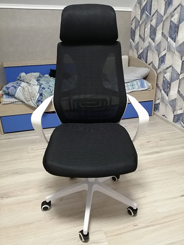 Компьютерное кресло Golem dark gray / gray / white фото покупателя 44