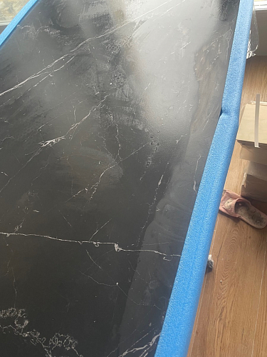 Керамический стол Вилли 140(200)х80х75 черный мрамор shakespeare black / черный фото покупателя 75