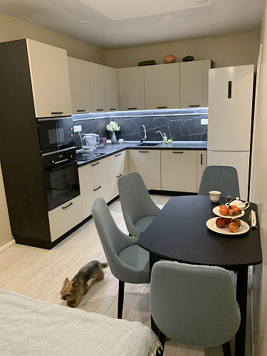 Стул на металлокаркасе Kora beige / black фото покупателя 483