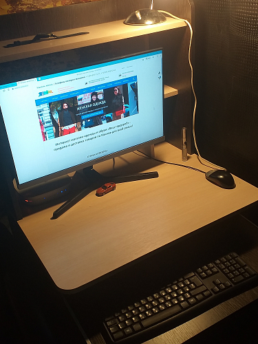 Компьютерный стол Грета-2 белый / дуб крафт золотой фото покупателя 16