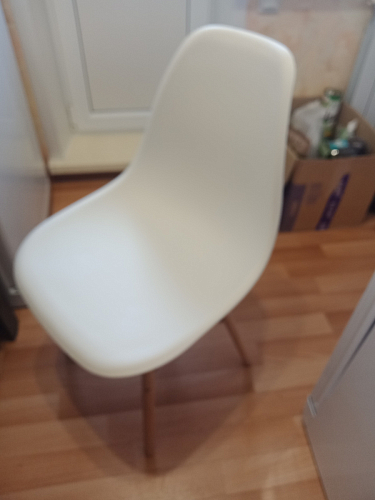 Стул Cindy Eames mod. 001 khaki / natural фото покупателя 244