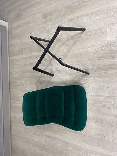 Стул на металлокаркасе Челси латте / черный фото покупателя 190