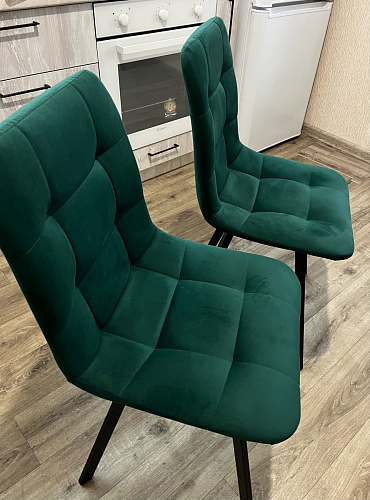 Стул на металлокаркасе Чилли горчичный / черный фото покупателя 1144