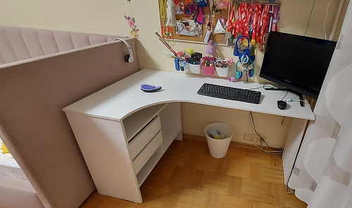 Стол письменный СПм-25 левый венге фото покупателя 15