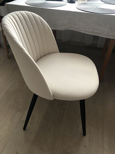 Стул на металлокаркасе Gabi gray / black фото покупателя 869