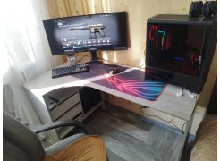 Письменный стол СПм-25 левый белый  - Уцененный экземпляр фото покупателя 45