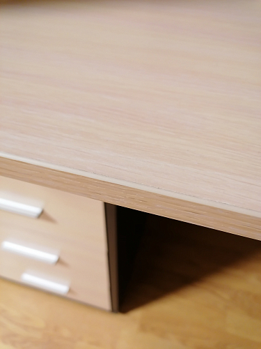 Компьютерный стол КСТ-16 левый дуб сонома / белый фото покупателя 134