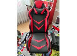 Компьютерное кресло Racer черное / голубое фото покупателя 86