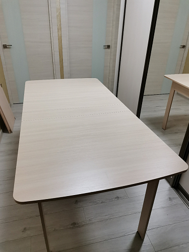 Стол обеденный раздвижной СтК7 дуб молочный фото покупателя 144