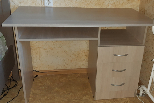 Стол письменный Бриз МДФ волна лайм / ясень светлый фото покупателя 241