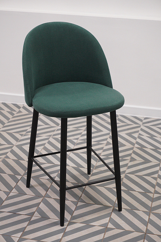 Барный стул Амизуре катания изумруд / черный матовый из шоурума 2