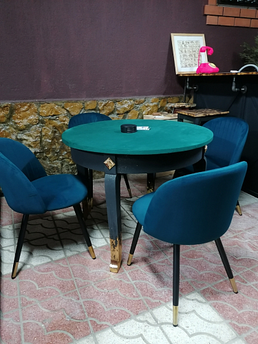 Стул на металлокаркасе Gabi latte / gold / black фото покупателя 555