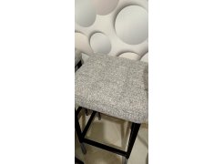 Барный стул Лофт кожзам темно-серый / черный матовый фото покупателя 274