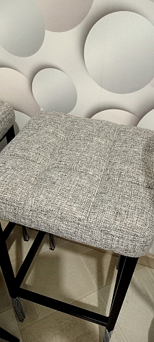 Барный стул Лофт линкольн белый / белый матовый фото покупателя 274