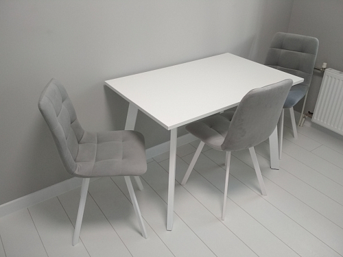 Стул на металлокаркасе Чилли бирюзовый / черный фото покупателя 1282