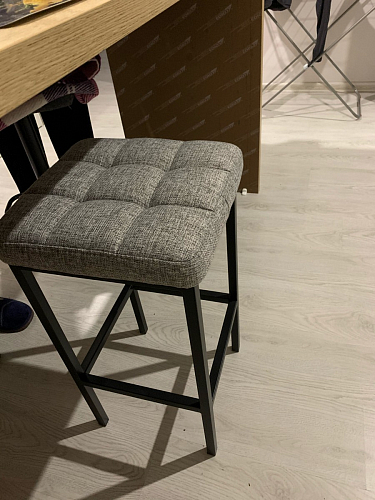 Барный стул Лофт линкольн белый / белый матовый фото покупателя 125